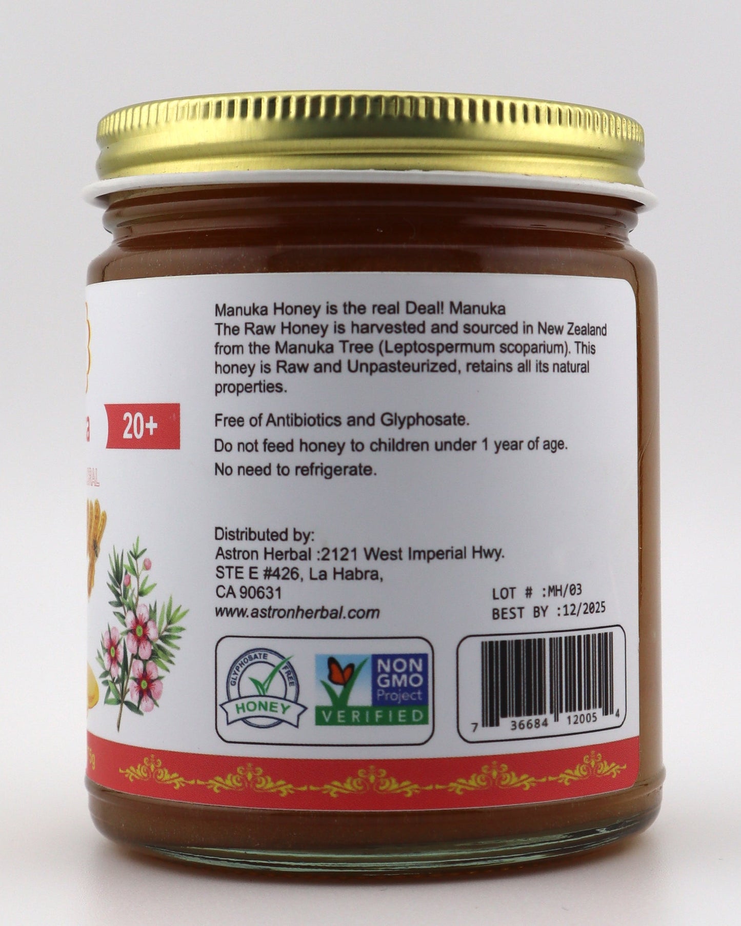 Monofloral Manuka Honey