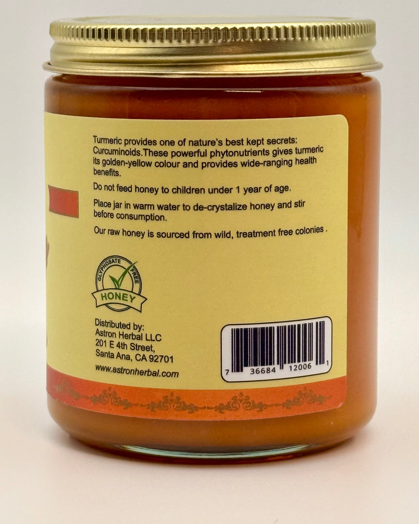 Raw Sage Honey + Turmeric